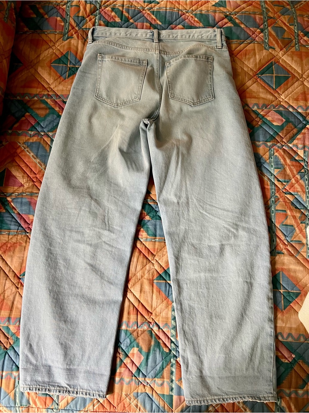 GAP Women's Light Blue High Rise Barrel Jeans - Picture 4 of 5